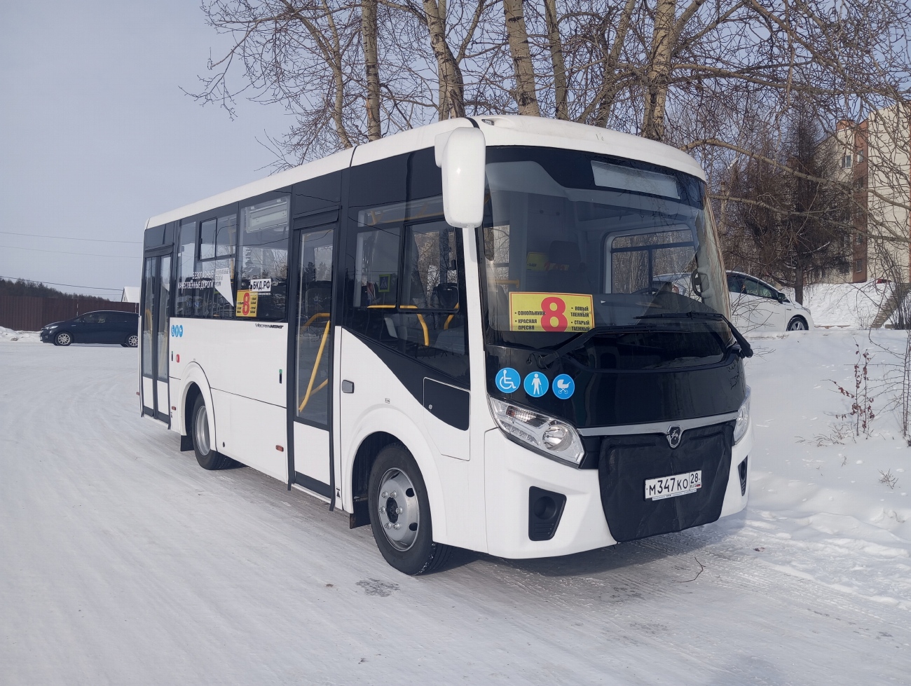 Амурская область, ПАЗ-320435-04 "Vector Next" № М 347 КО 28