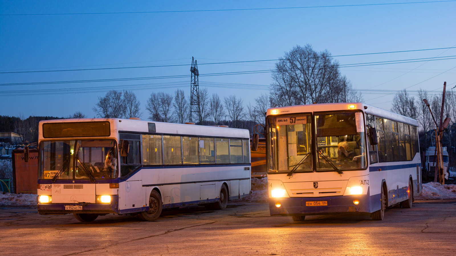 Свердловская область, Mercedes-Benz O405 № Х 152 АС 96; Свердловская область, НефАЗ-5299-20-32 № 484