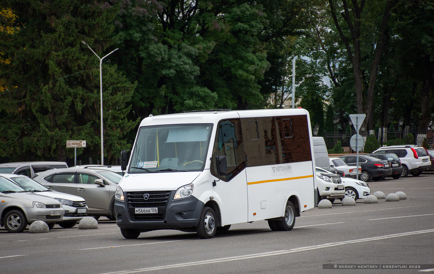 Ставропольский край, ГАЗ-A64R45 Next № М 566 ВВ 126