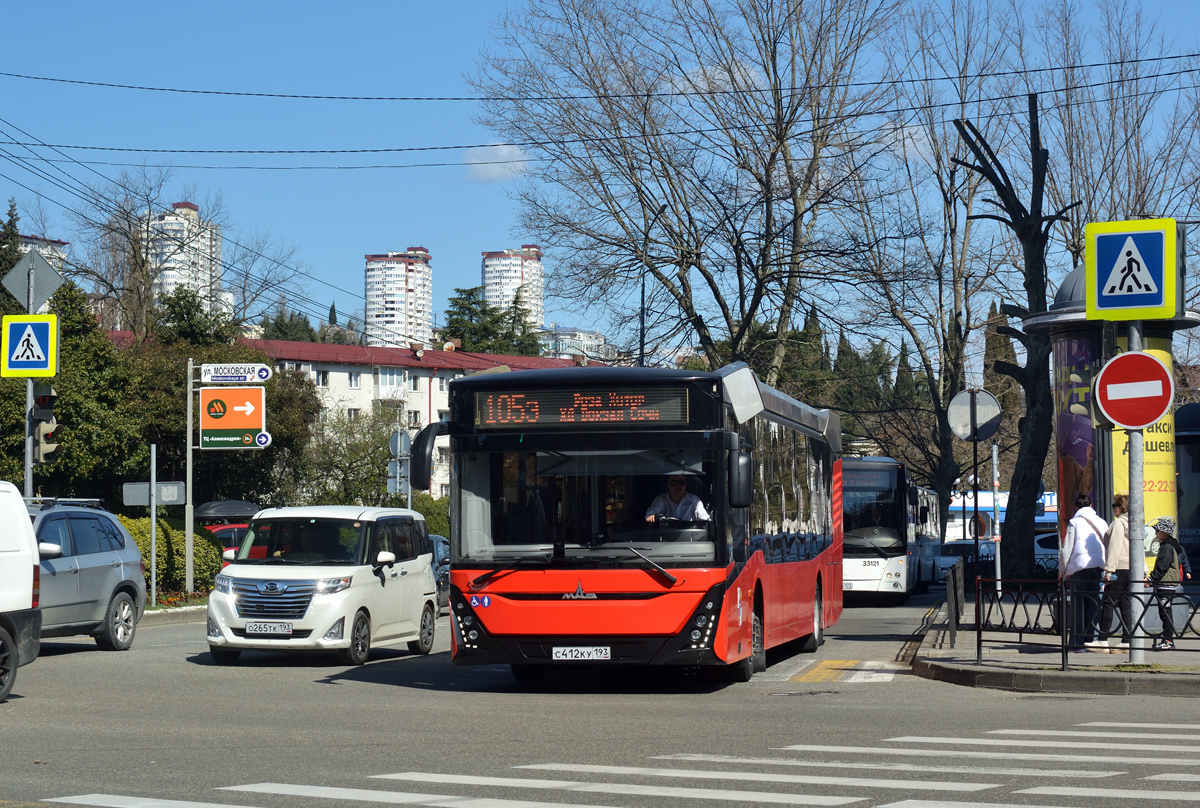 Краснодарский край, МАЗ-303.065 № С 412 КУ 193