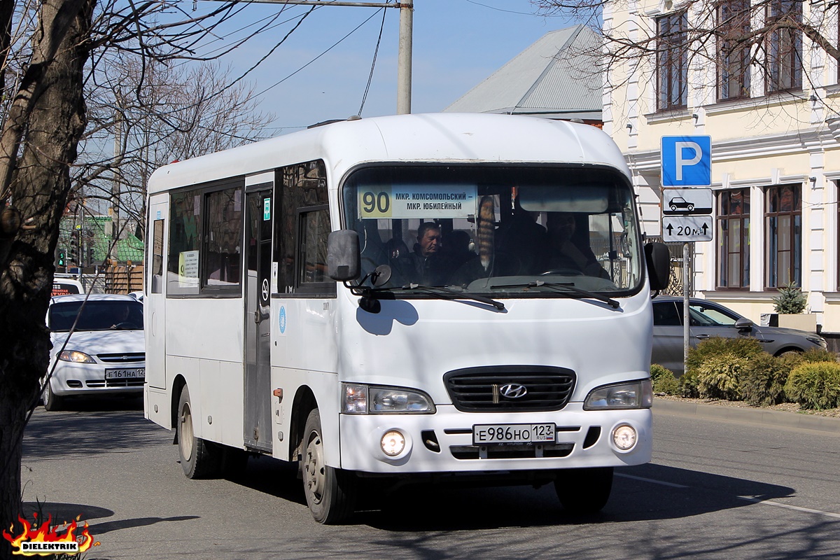 Краснодарский край, Hyundai County LWB C09 (ТагАЗ) № Е 986 НО 123