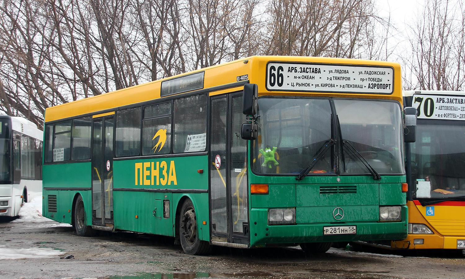 Пензенская область, Mercedes-Benz O405 № Р 281 НН 58