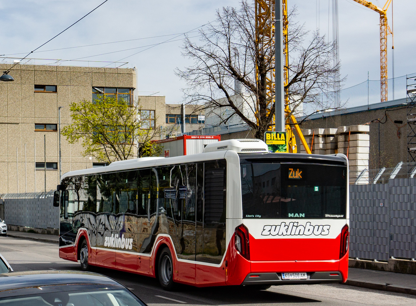 Австрия, MAN 12C Lion's City 12 NL280 EfficientHybrid № KG 506 AM