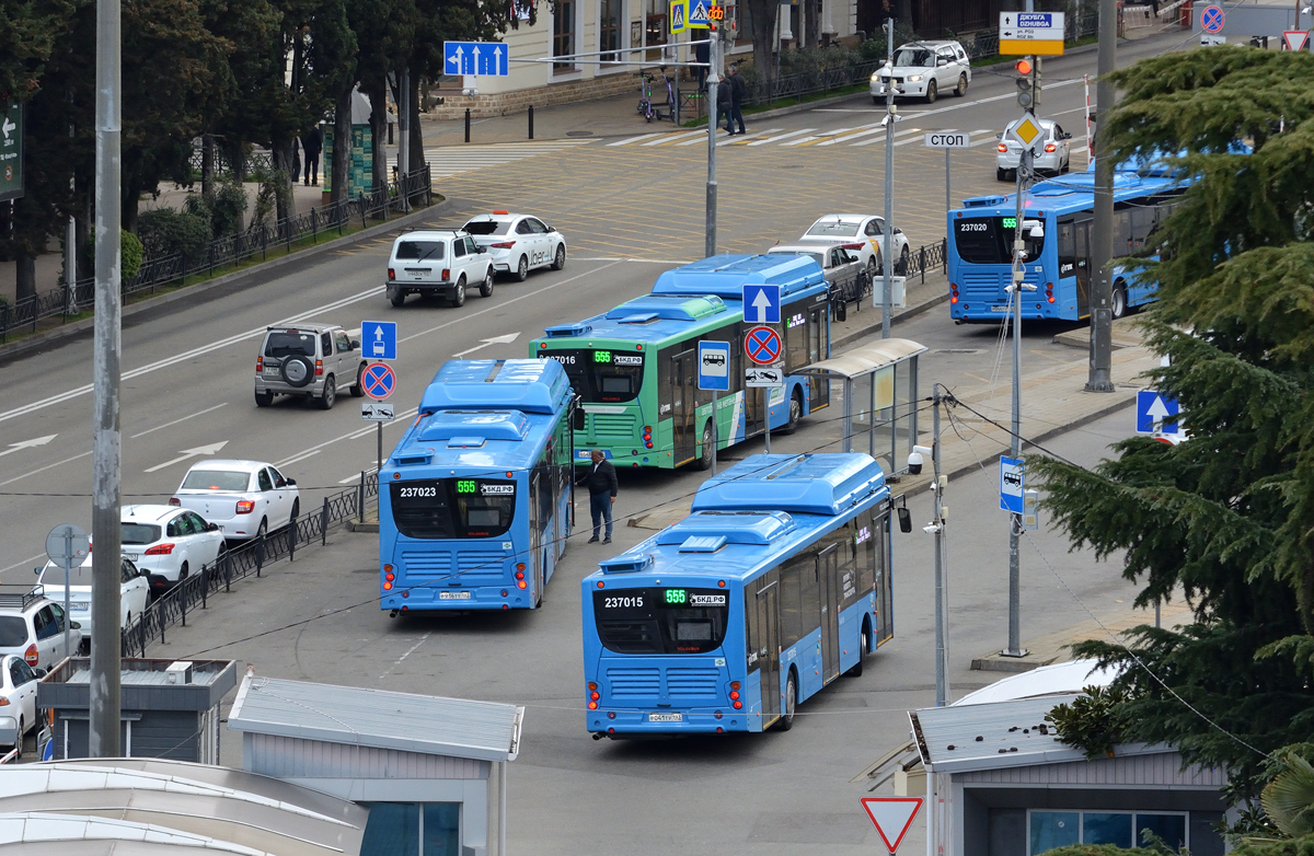 Krasnodar region, Volgabus-5270.G4 (CNG) Nr. 237023; Krasnodar region, Volgabus-5270.G4 (CNG) Nr. 237015