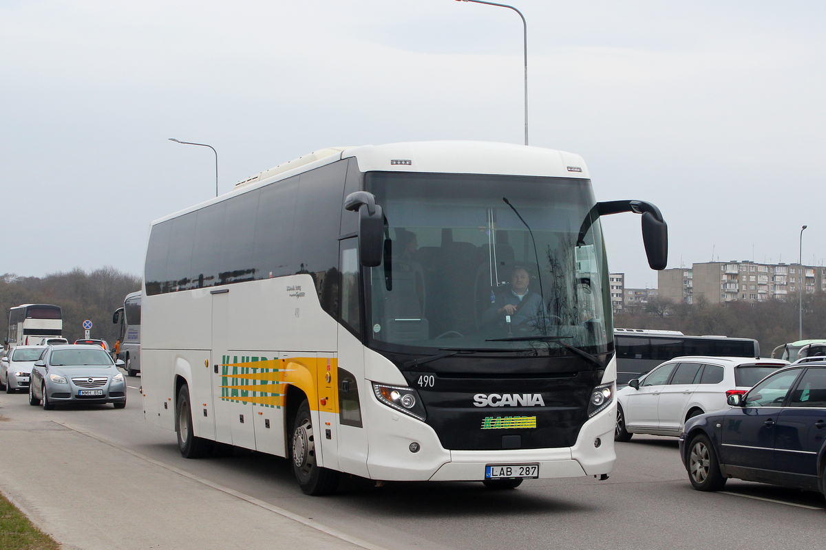 Литва, Scania Touring HD 12.0 № 490