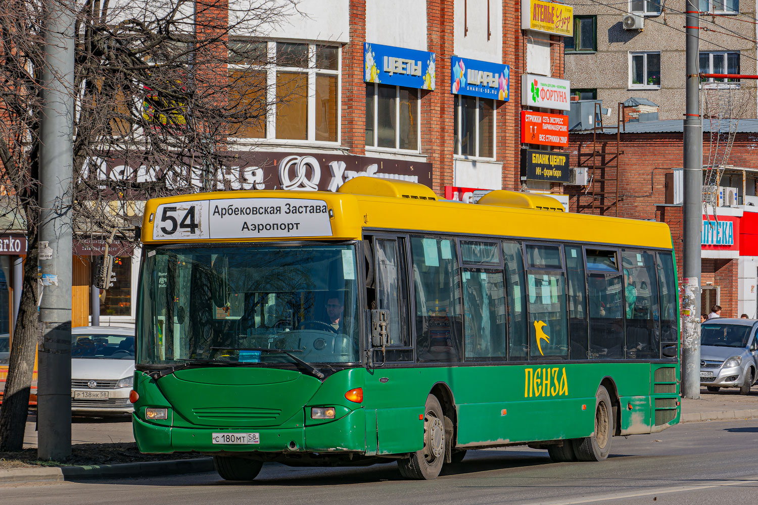 Пензенская область, Scania OmniLink I (Скания-Питер) № С 180 МТ 58