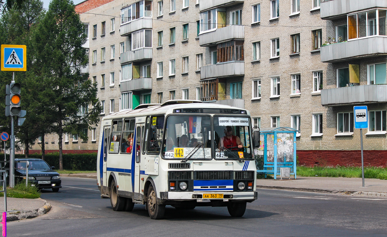 Томская область, ПАЗ-32054 № АА 363 70