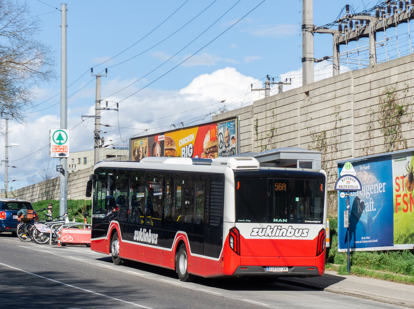 Австрия, MAN 12C Lion's City 12 NL280 EfficientHybrid № KG 507 AM