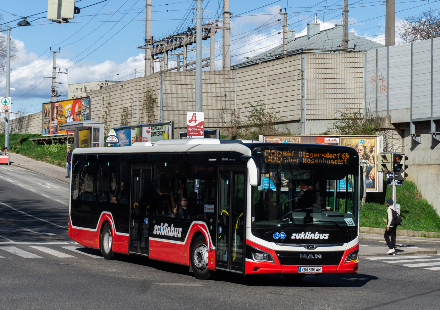 Австрия, MAN 12C Lion's City 12 NL280 EfficientHybrid № KG 509 AM