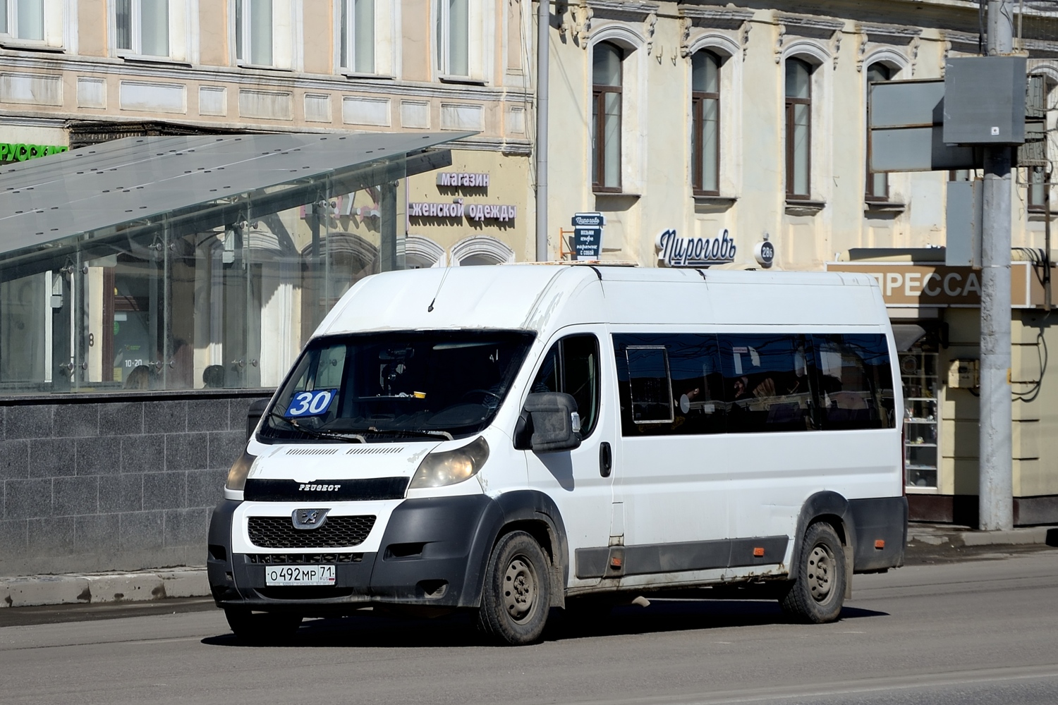 Тульская область, Нижегородец-2227SK (Peugeot Boxer) № О 492 МР 71