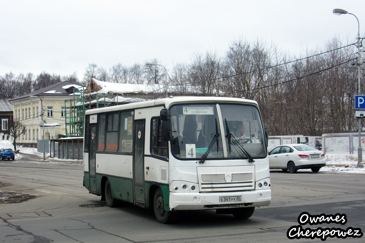 Вологодская область, ПАЗ-320402-03 № Е 341 УУ 35