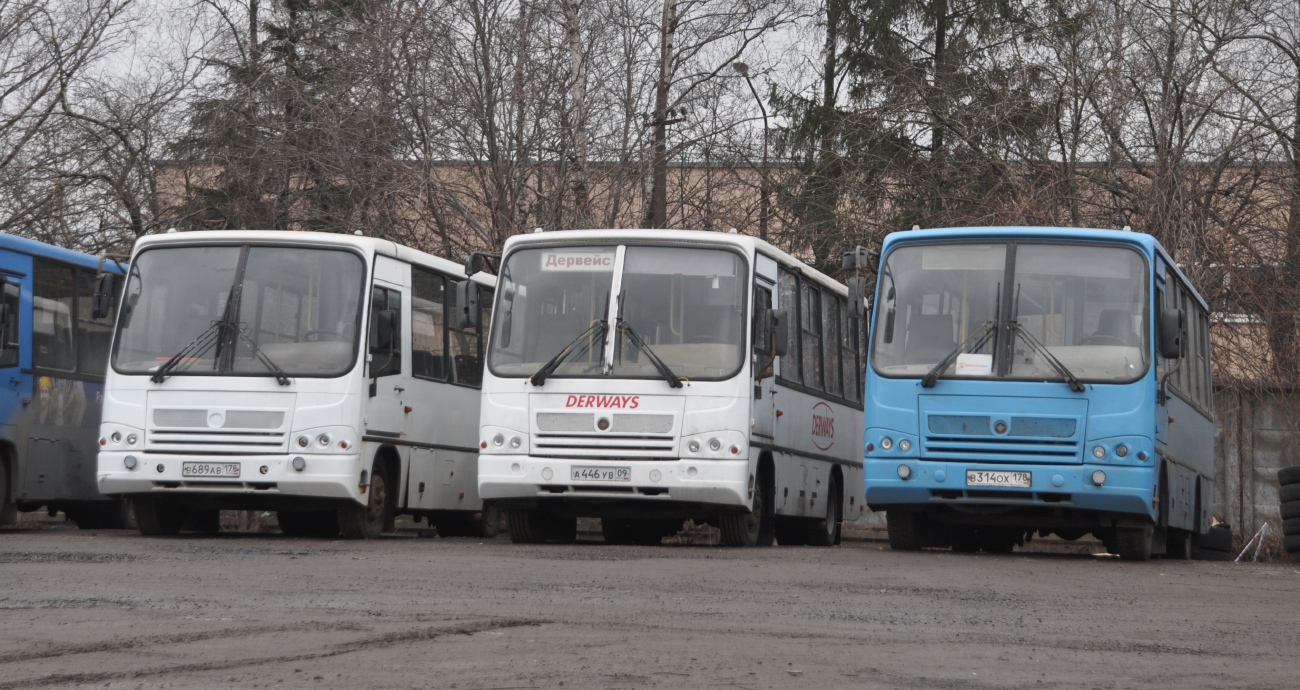 Карачаево-Черкесия, ПАЗ-320402-05 № А 446 УВ 09; Санкт-Петербург, ПАЗ-320402-05 № В 314 ОХ 178