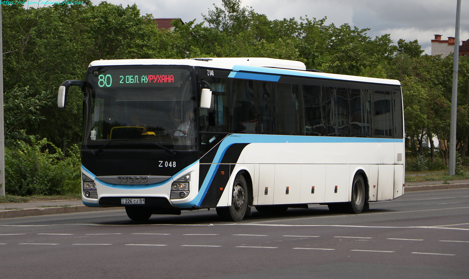 Астана, IVECO Crossway LINE 13M (СарыаркаАвтоПром) № Z048