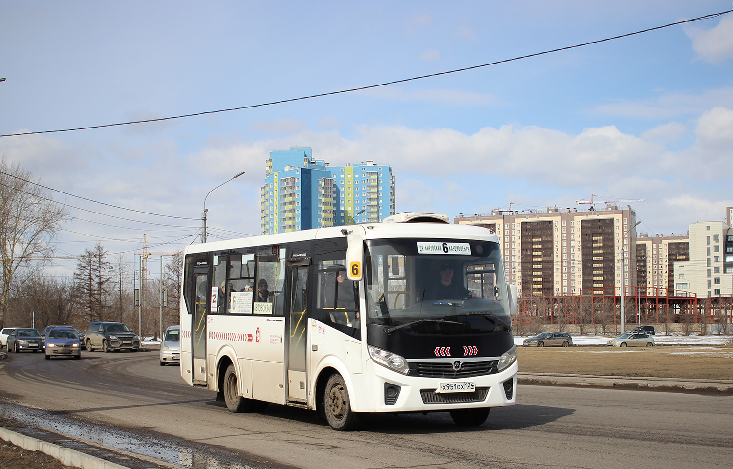 Красноярский край, ПАЗ-320405-04 "Vector Next" № Х 951 ОХ 124