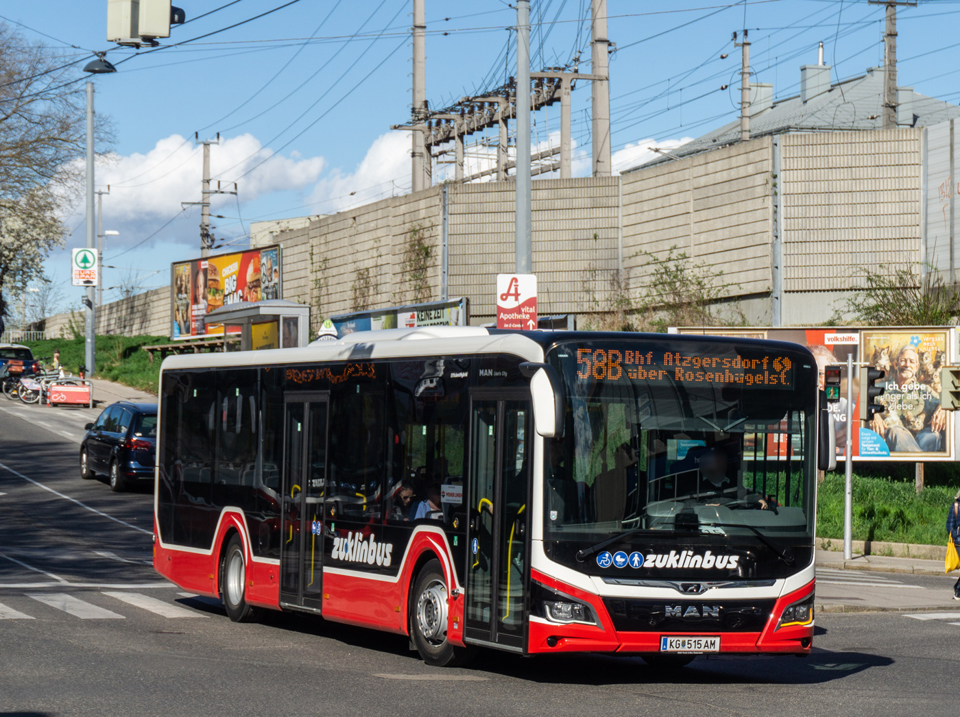 Австрия, MAN 12C Lion's City 12 NL280 EfficientHybrid № KG 515 AM