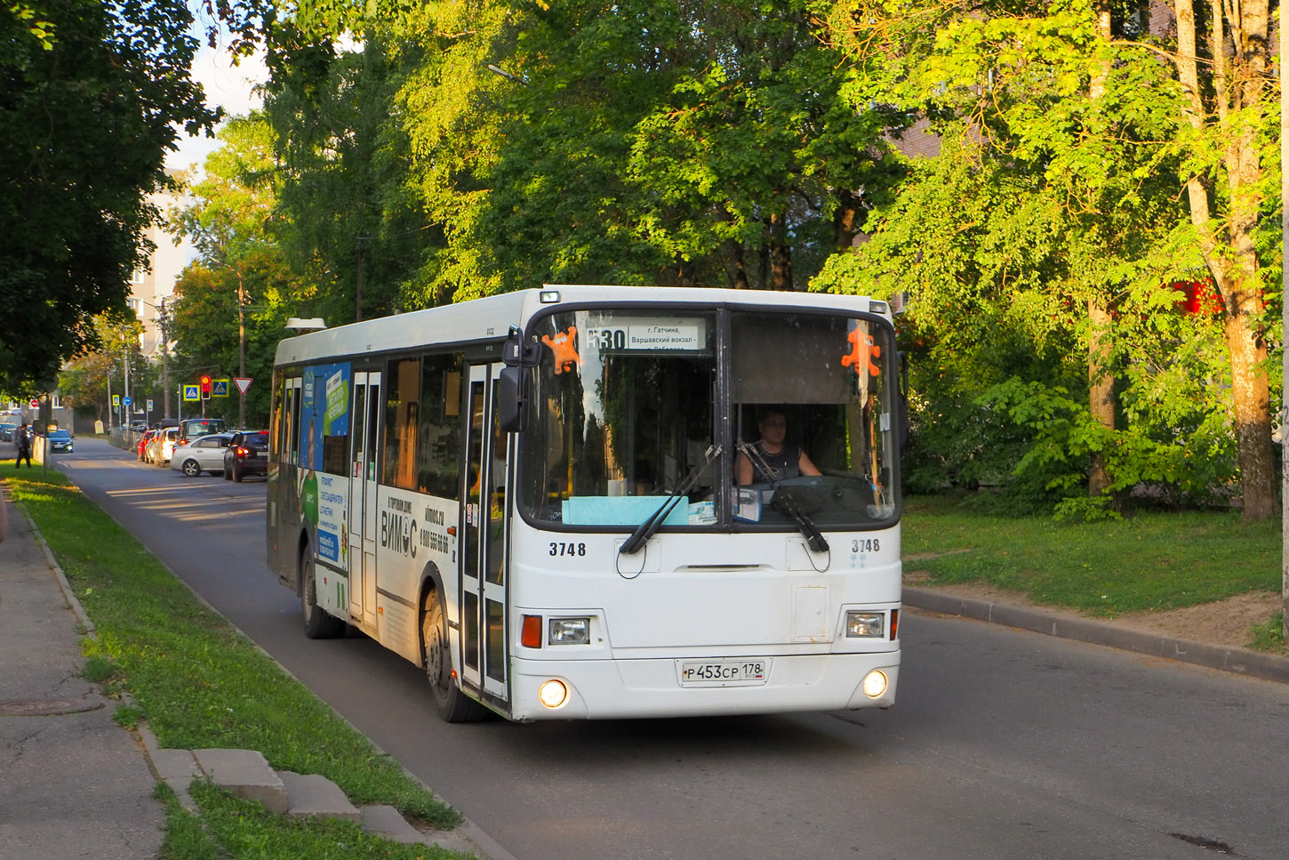 Ленинградская область, ЛиАЗ-5256.60 № 3748