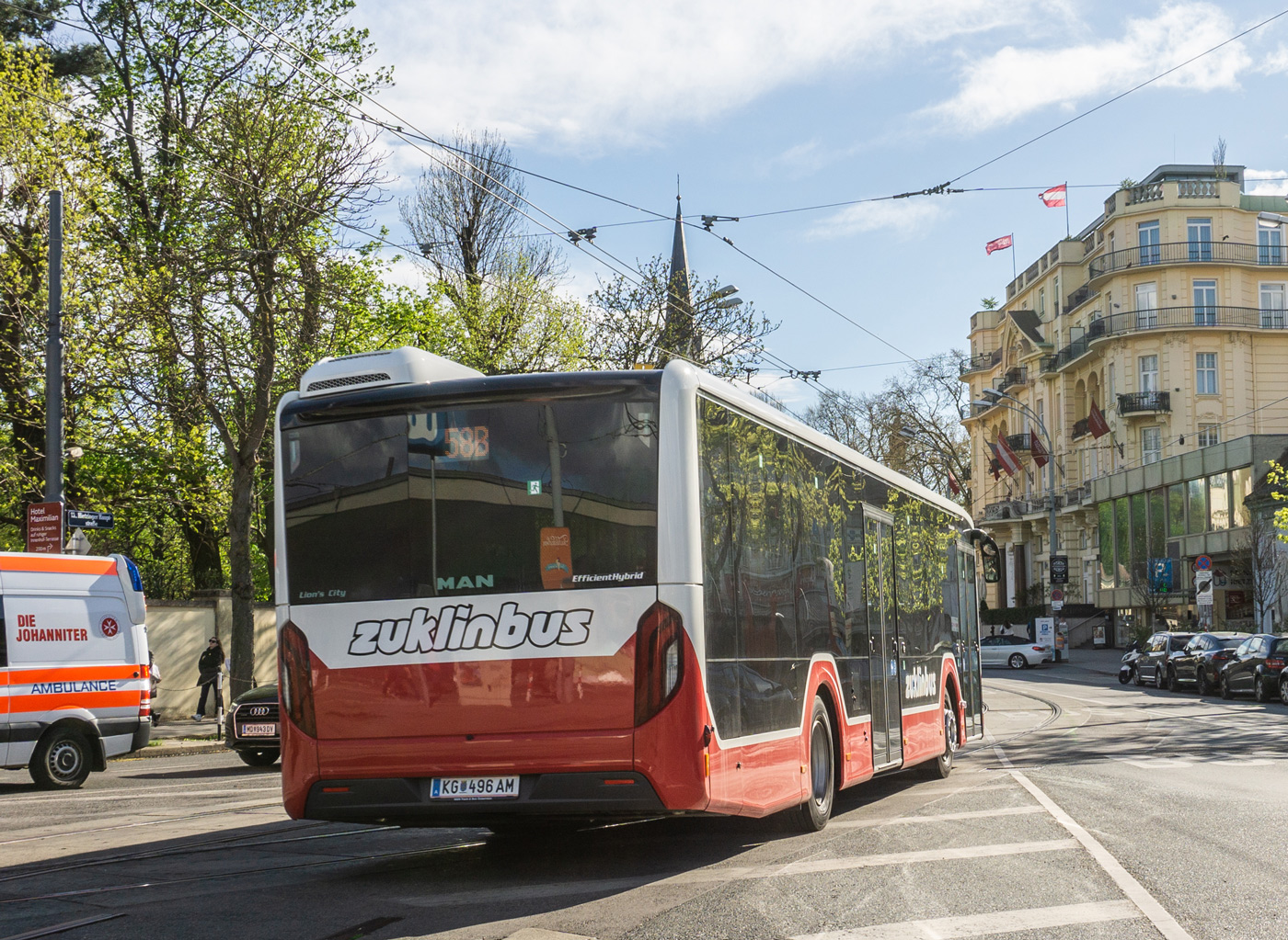 Австрия, MAN 12C Lion's City 12 NL280 EfficientHybrid № KG 496 AM