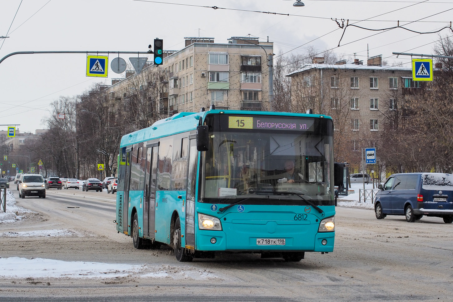 Sankt Peterburgas, LiAZ-4292.60 (1-2-1) Nr. 6812