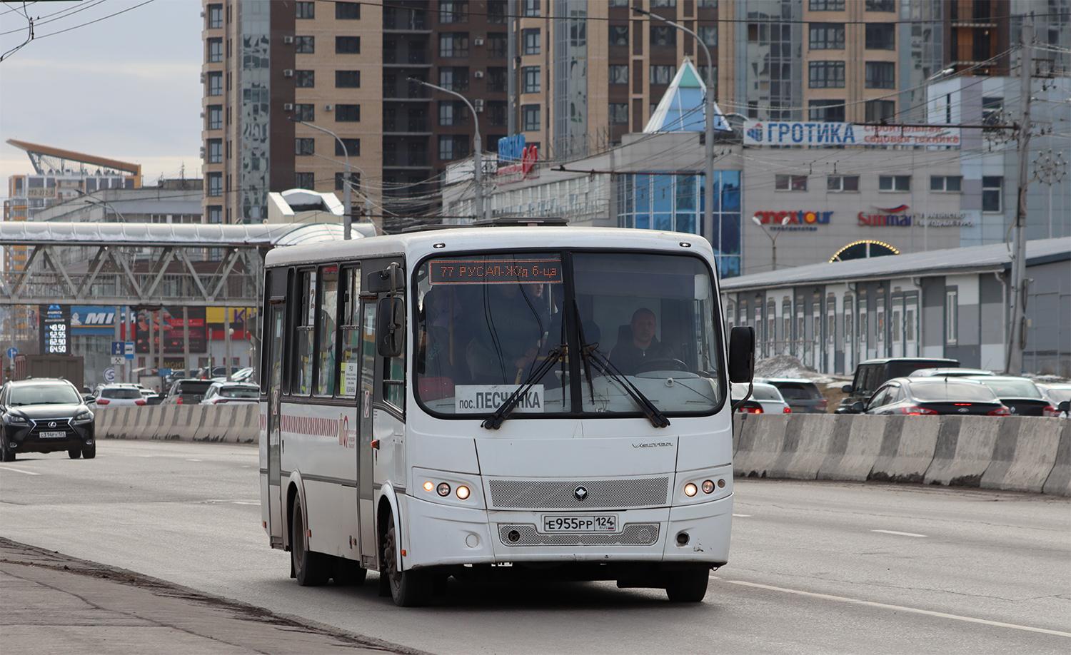 Красноярский край, ПАЗ-320412-05 "Вектор" № Е 955 РР 124