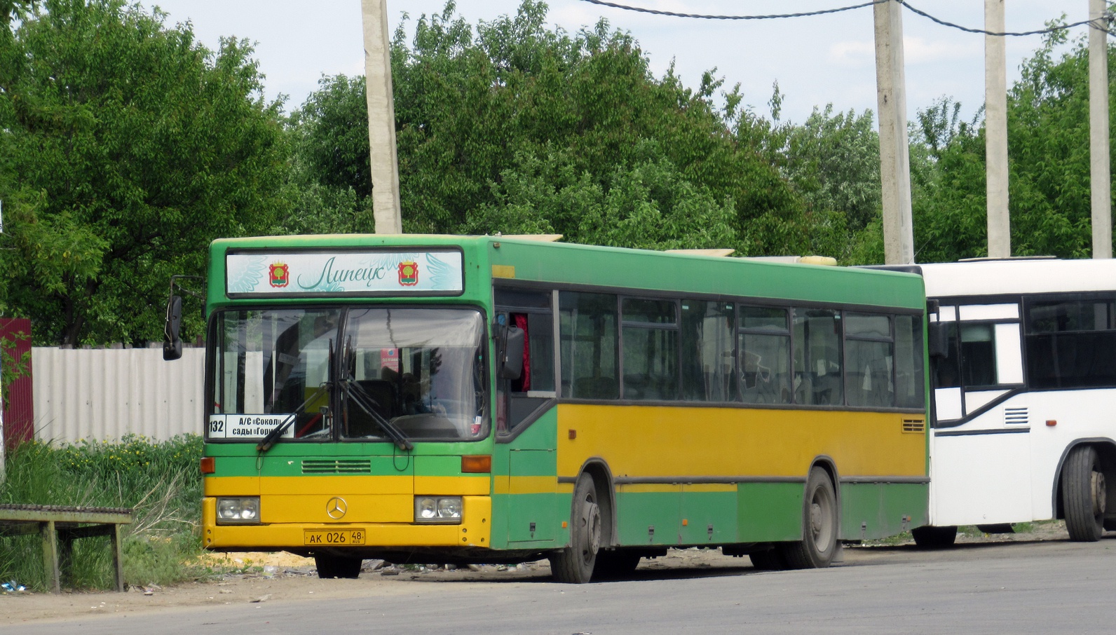 Lipetsk region, Mercedes-Benz O405N № АК 026 48