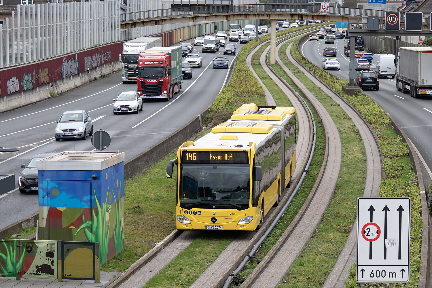 Северный Рейн-Вестфалия, Mercedes-Benz Citaro C2 G hybrid № 2074; Северный Рейн-Вестфалия — Spurbus Essen