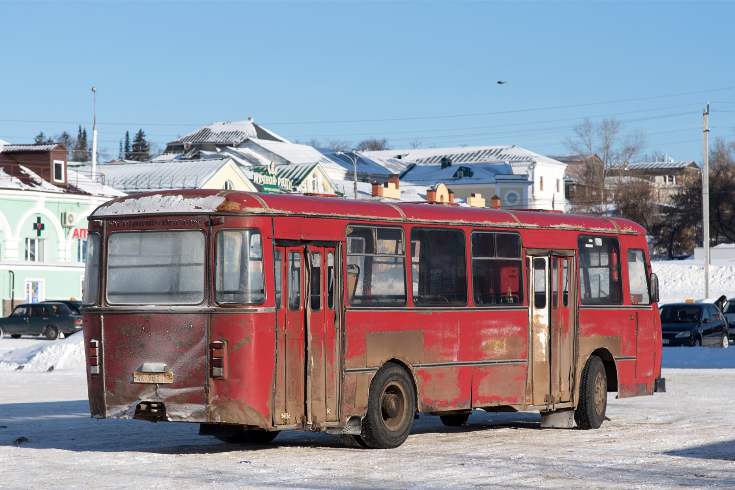 Nizhegorodskaya region, LiAZ-677M Nr. АК 981 52