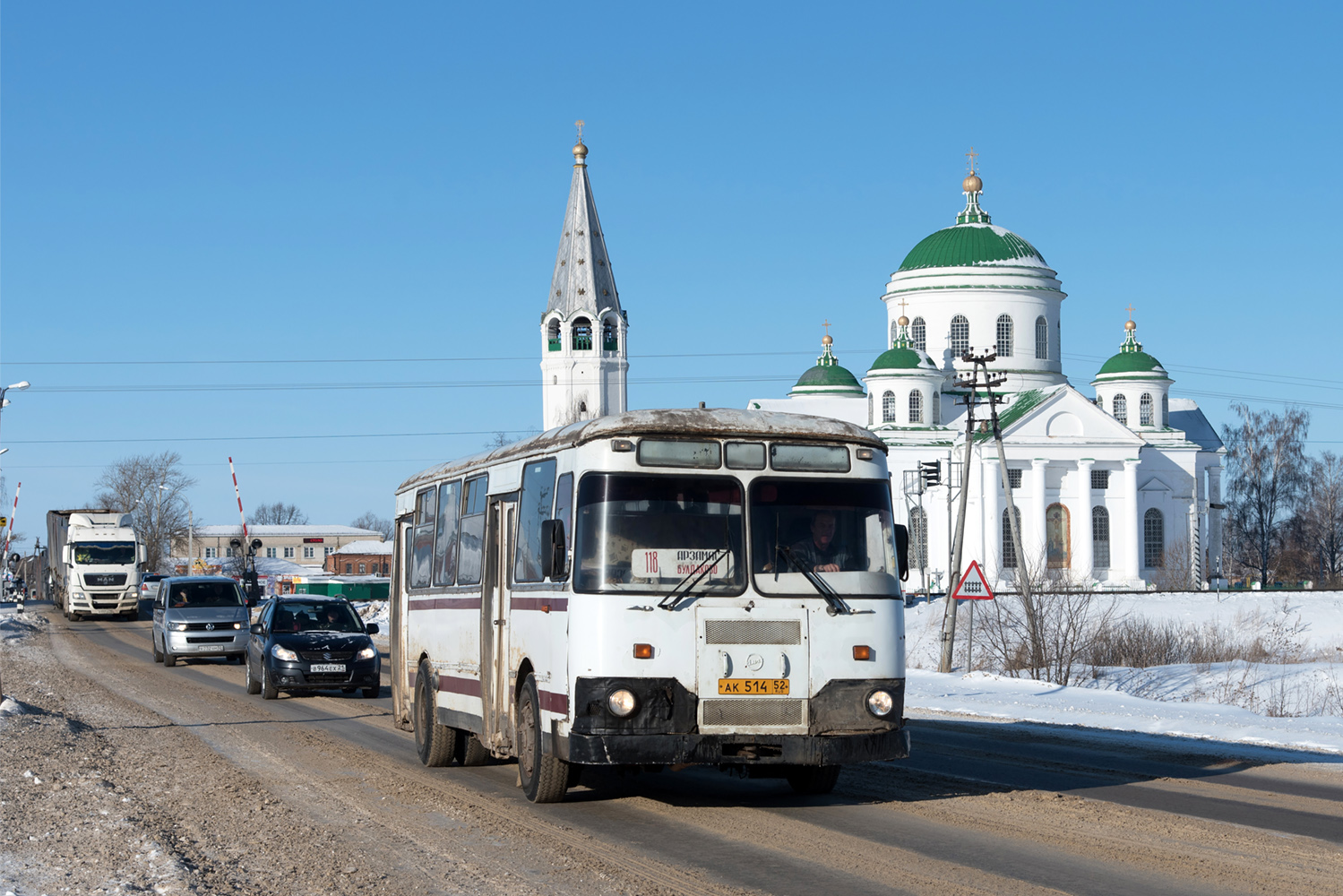Nizhegorodskaya region, LiAZ-677M (BARZ) Nr. АК 514 52