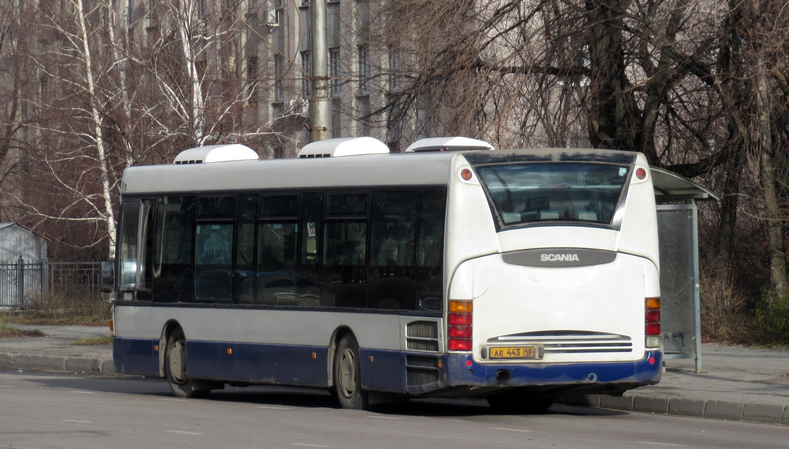 Липецкая область, Scania OmniLink I (Скания-Питер) № АЕ 443 48