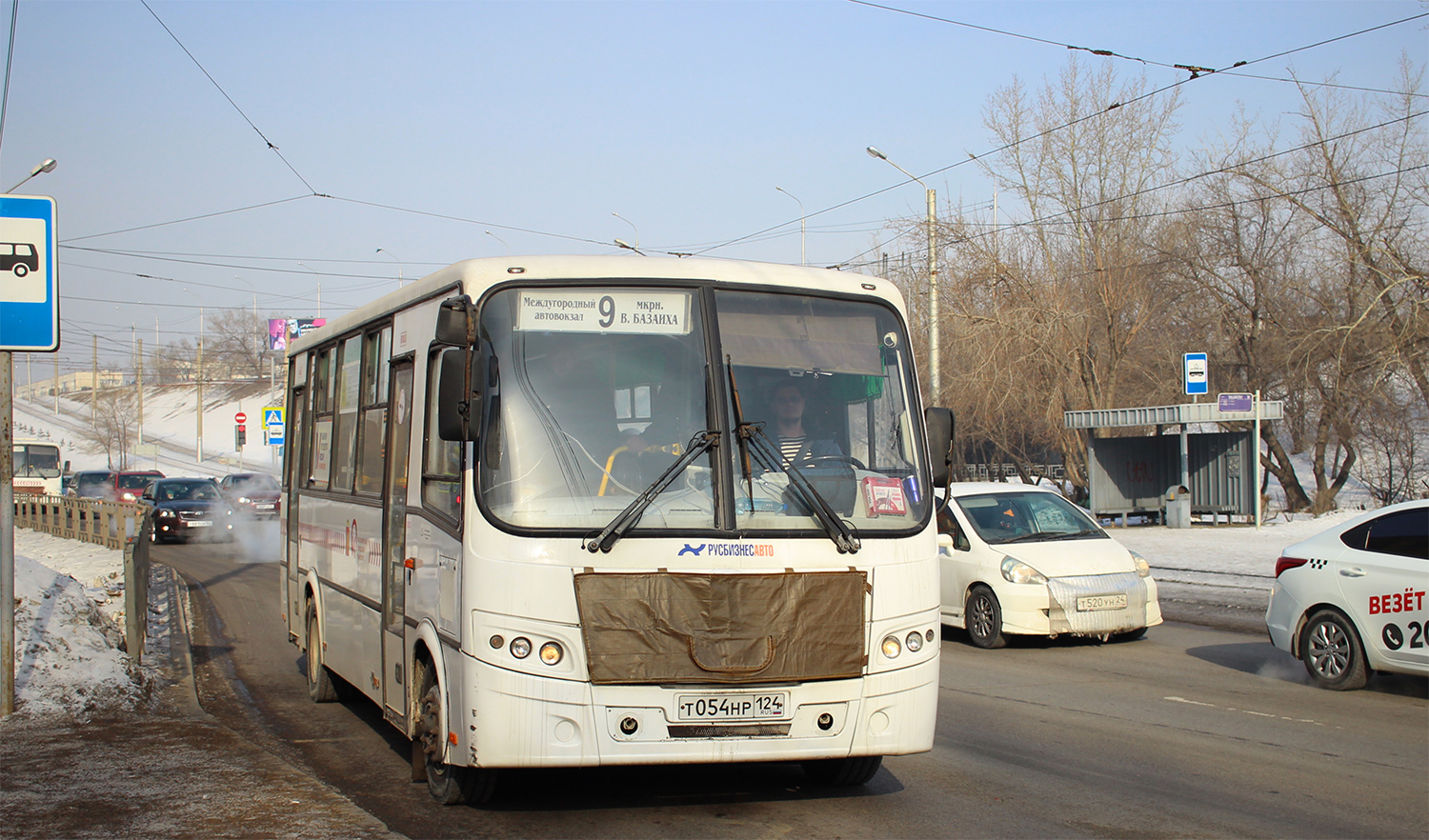 Красноярский край, ПАЗ-320412-05 "Вектор" № Т 054 НР 124