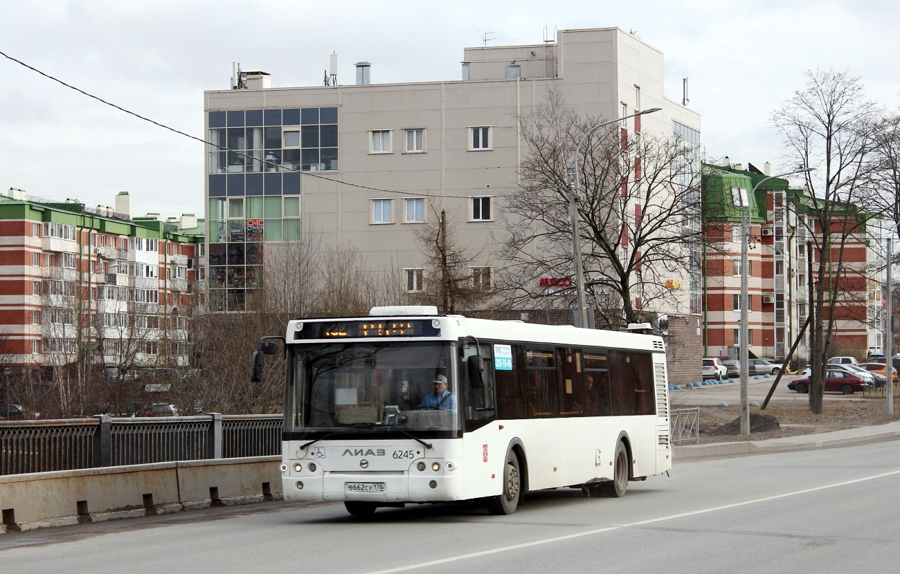 Санкт-Петербург, ЛиАЗ-5292.60 № 6245