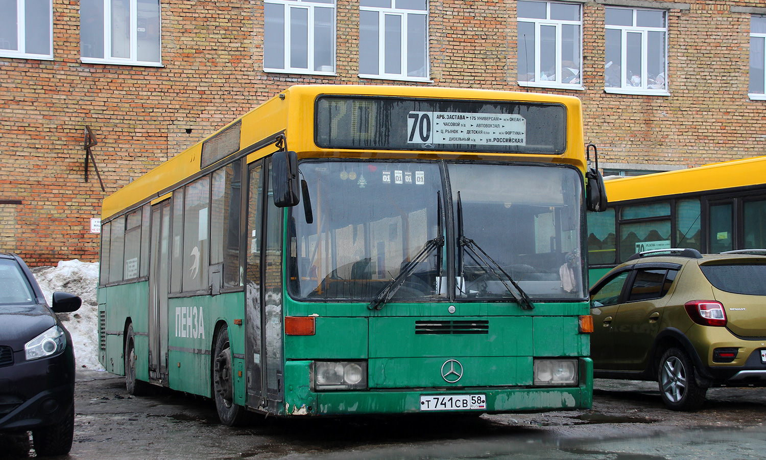 Пензенская область, Mercedes-Benz O405N2 № Т 741 СВ 58
