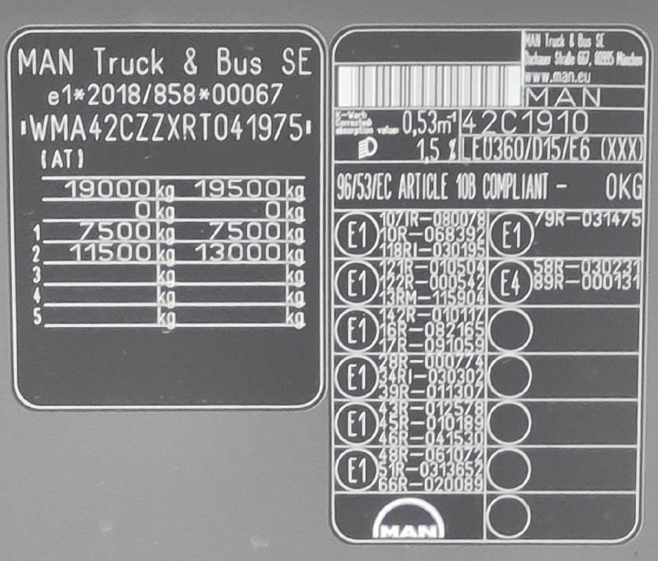 Австрия, MAN 42C Lion's Intercity LE 12 LEÜ360 № KG 677 AL