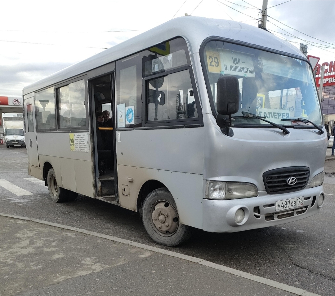 Краснодарский край, Hyundai County LWB C11 (ТагАЗ) № У 487 ХВ 123