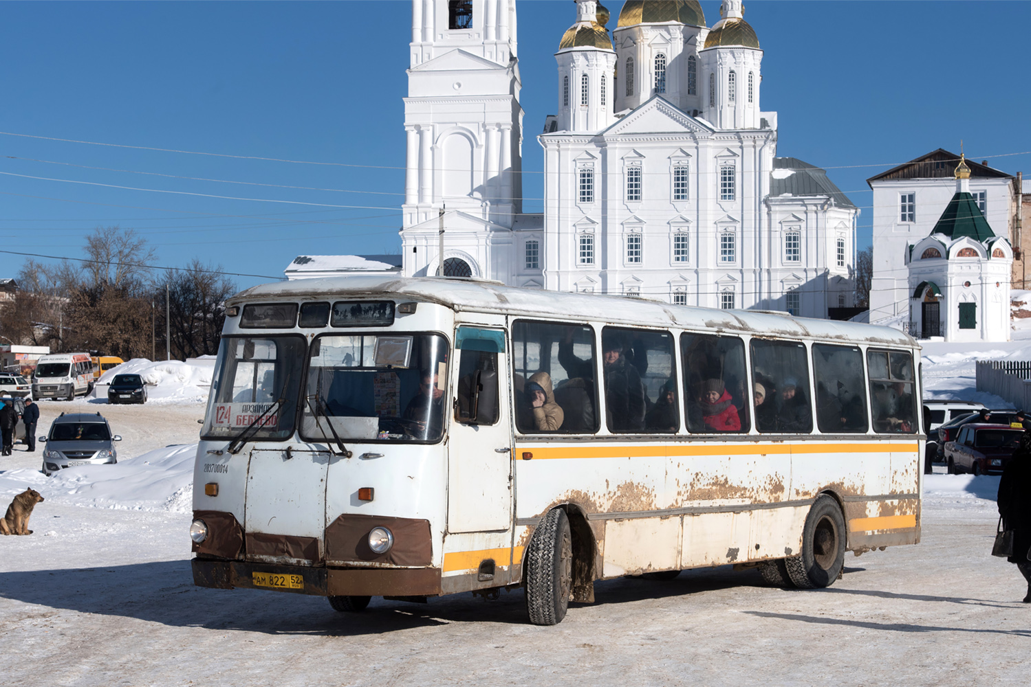 Нижегородская область, ЛиАЗ-677М (БАРЗ) № АМ 822 52