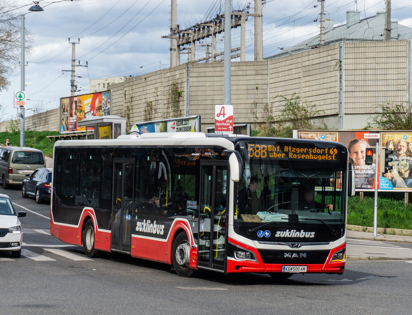 Австрия, MAN 12C Lion's City 12 NL280 EfficientHybrid № KG 500 AM