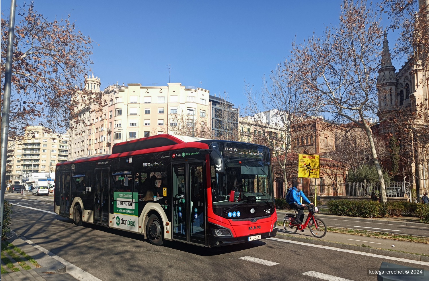 Испания, MAN 12C Lion's City 12 G NL320 EfficientHybrid № 1867