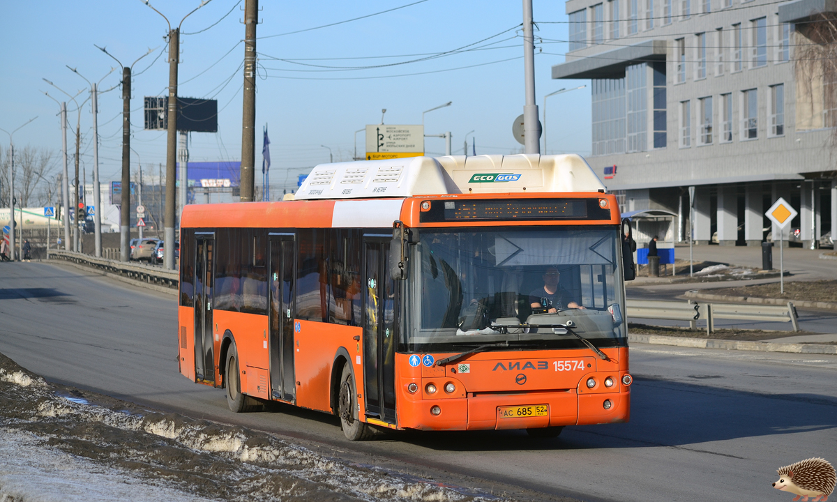 Нижегородская область, ЛиАЗ-5292.67 (CNG) № 15574