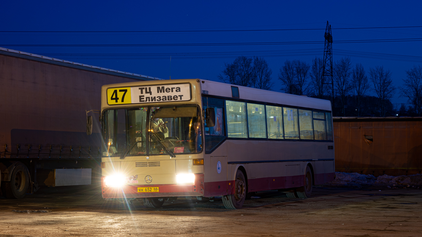 Свердловская область, Mercedes-Benz O405 № КК 652 66