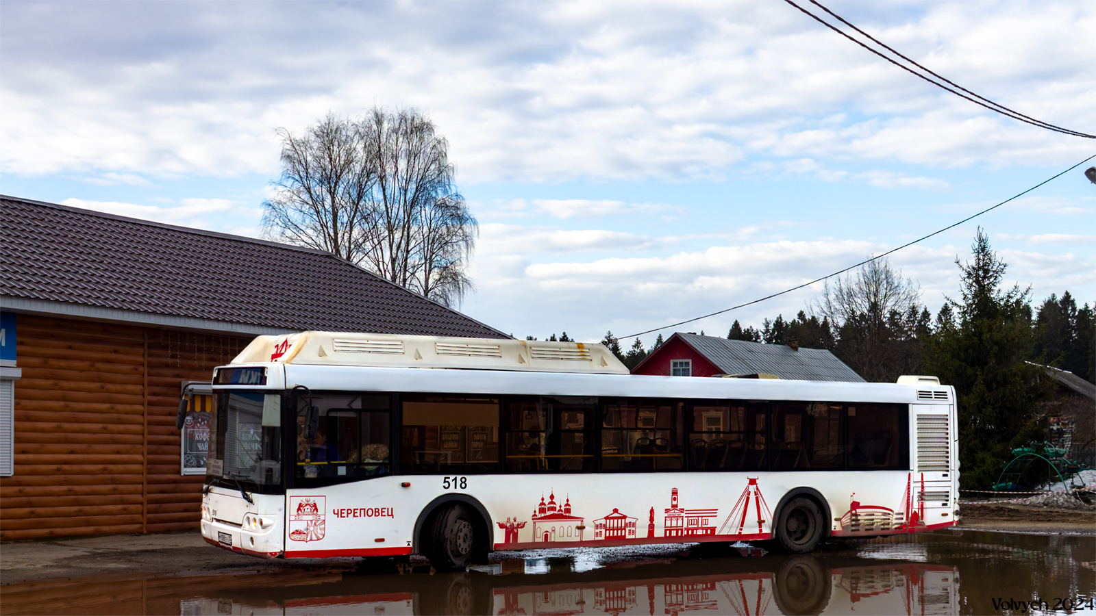 Вологодская область, ЛиАЗ-5292.67 (CNG) № 0518