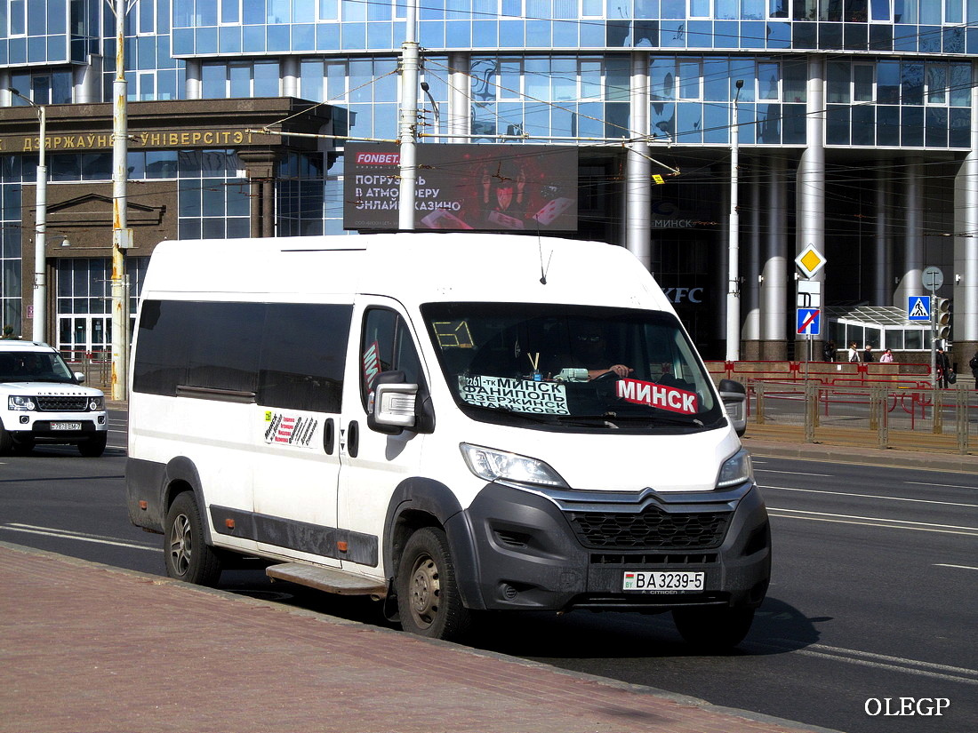Мінская вобласць, Citroën Jumper № ВА 3239-5