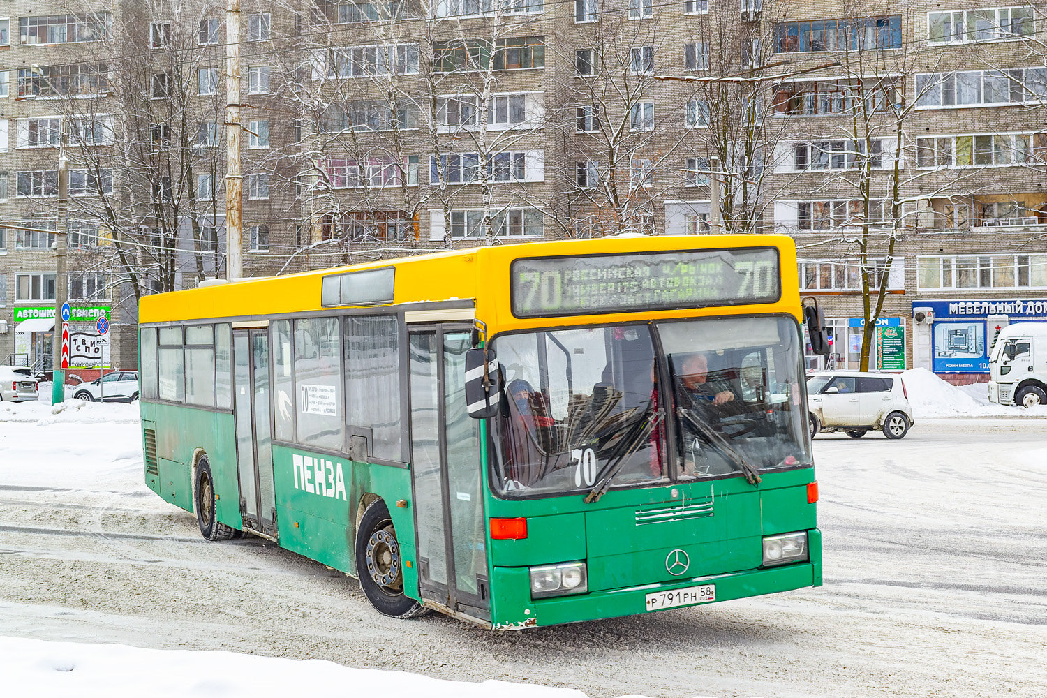 Пензенская область, Mercedes-Benz O405N2 № Р 791 РН 58