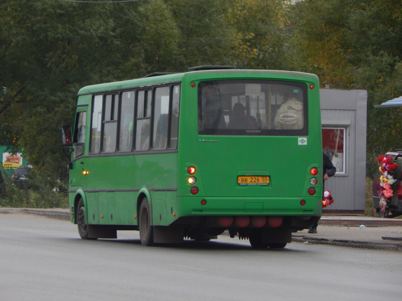 Omsk region, PAZ-320412-14 "Vector" Nr. ВВ 226 55