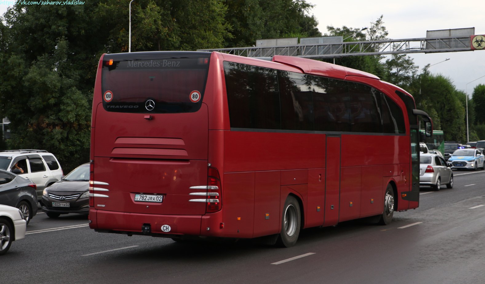 Алматы, Mercedes-Benz Travego II 15RHD facelift № 782 JRA 02