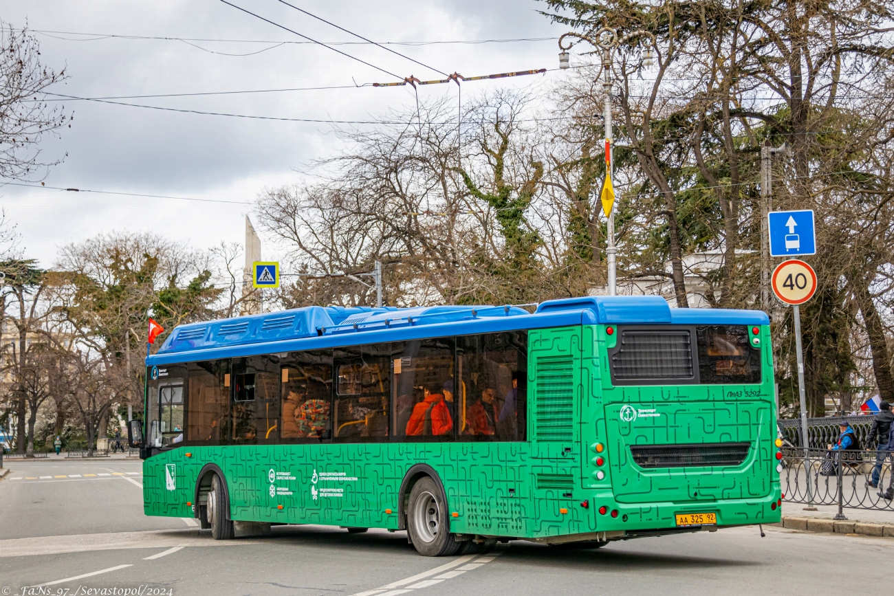 Севастополь, ЛиАЗ-5292.67 (CNG) № АА 325 92
