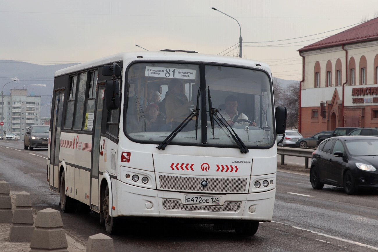 Красноярский край, ПАЗ-320414-04 "Вектор" (1-2) № Е 472 ОЕ 124