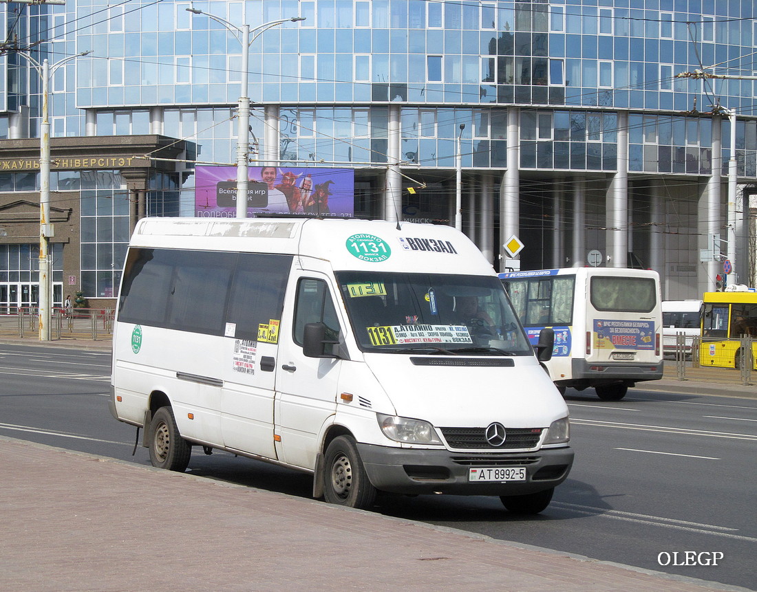 Минская область, Mercedes-Benz Sprinter W909 311CDI (XDN) № АТ 8992-5