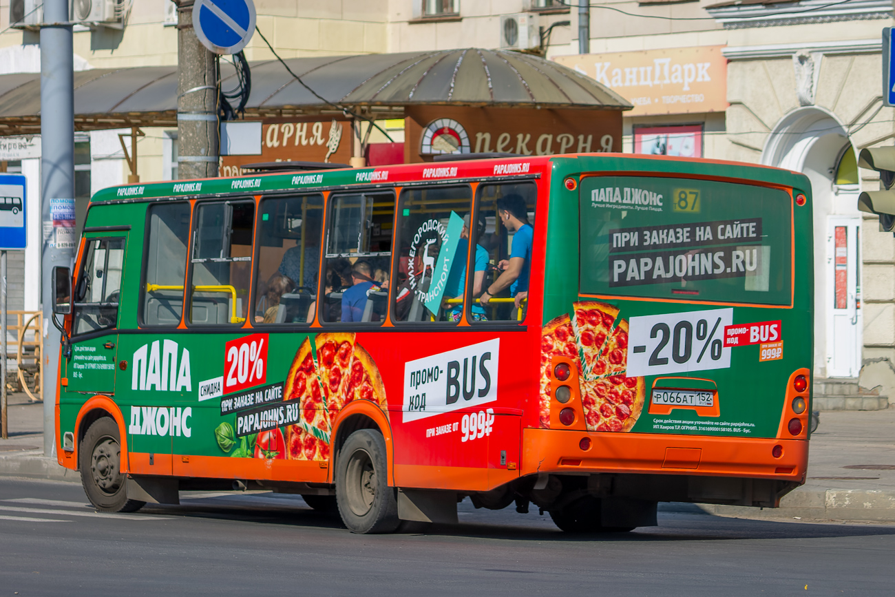 Nizhegorodskaya region, PAZ-320414-05 "Vektor" Nr. Р 066 АТ 152