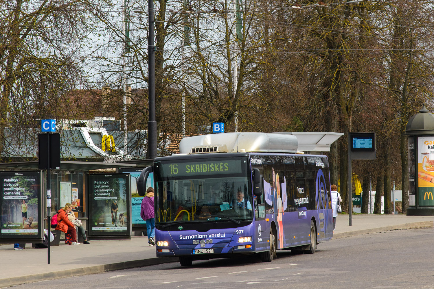 Литва, MAN A21 Lion's City NL273 CNG № 937