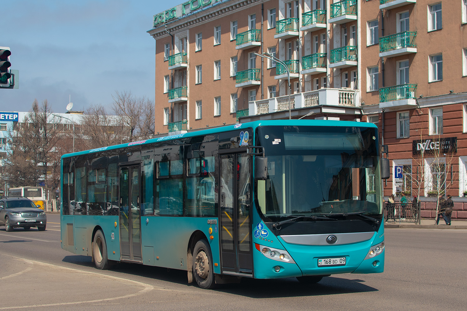 Карагандинская область, Yutong ZK6118HGA № 168 BD 09