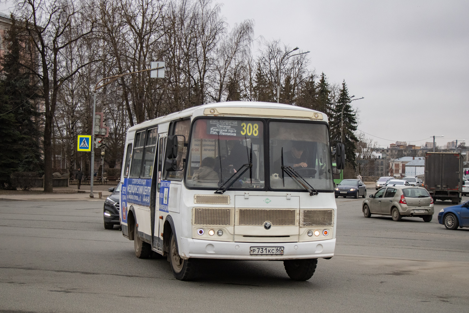 Псковская область, ПАЗ-32053 № Р 731 КС 60